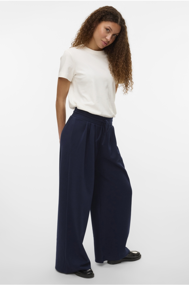 VMJANET HW WIDE PANT JRS GA 10321695 NAVY BLAZER